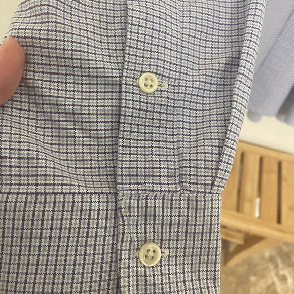 Ralph Lauren Men's Light Blue Gingham Shirt - Picture 4 of 6